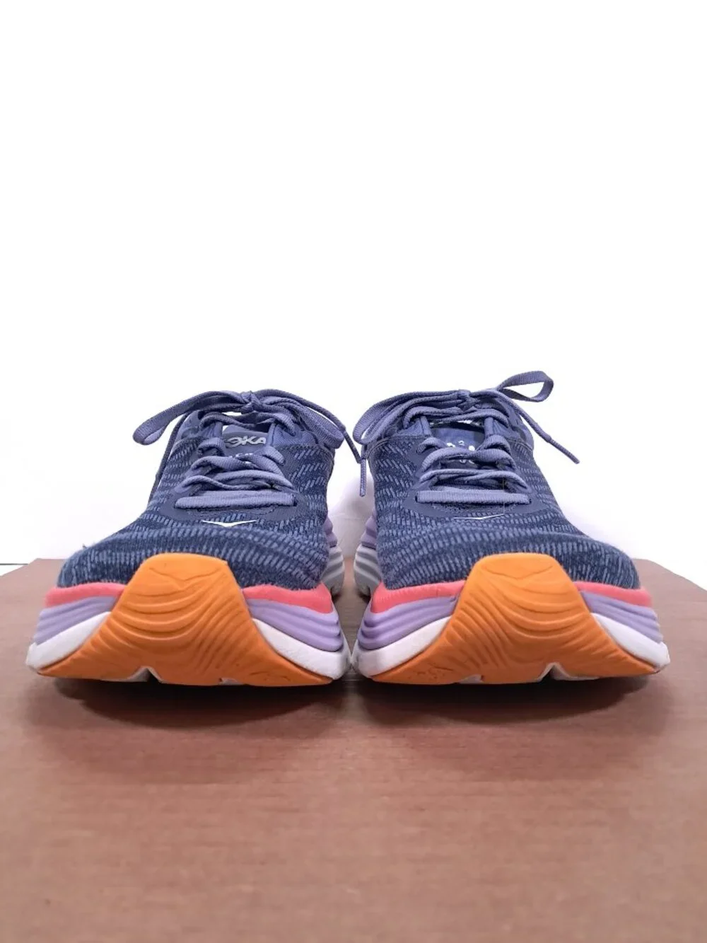 Hoka Gaviota 5 Shoes Women 9.5 B Anchor / Grapefruit Athletic Running Sneakers - Picture 8 of 16